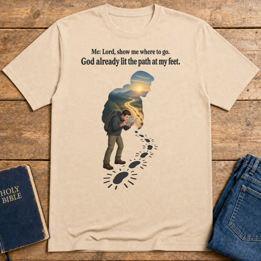 Guided Steps T-Shirt — Natural