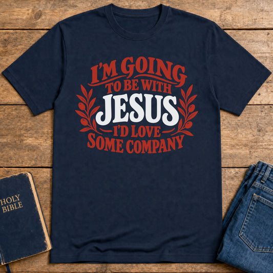 Follow Jesus T-Shirt — Navy