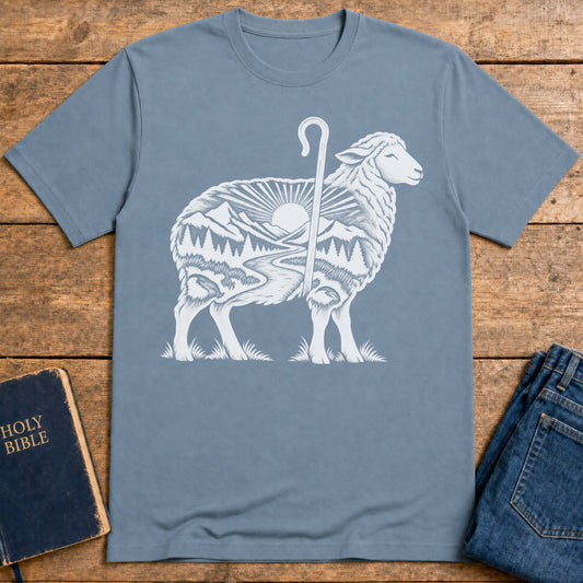 Shepherd's Sunrise T-Shirt — Stone Blue