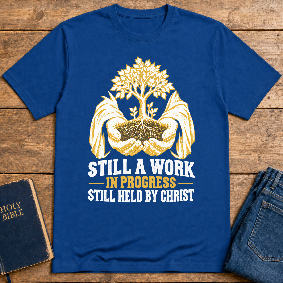Held in Christ T-Shirt — Royal