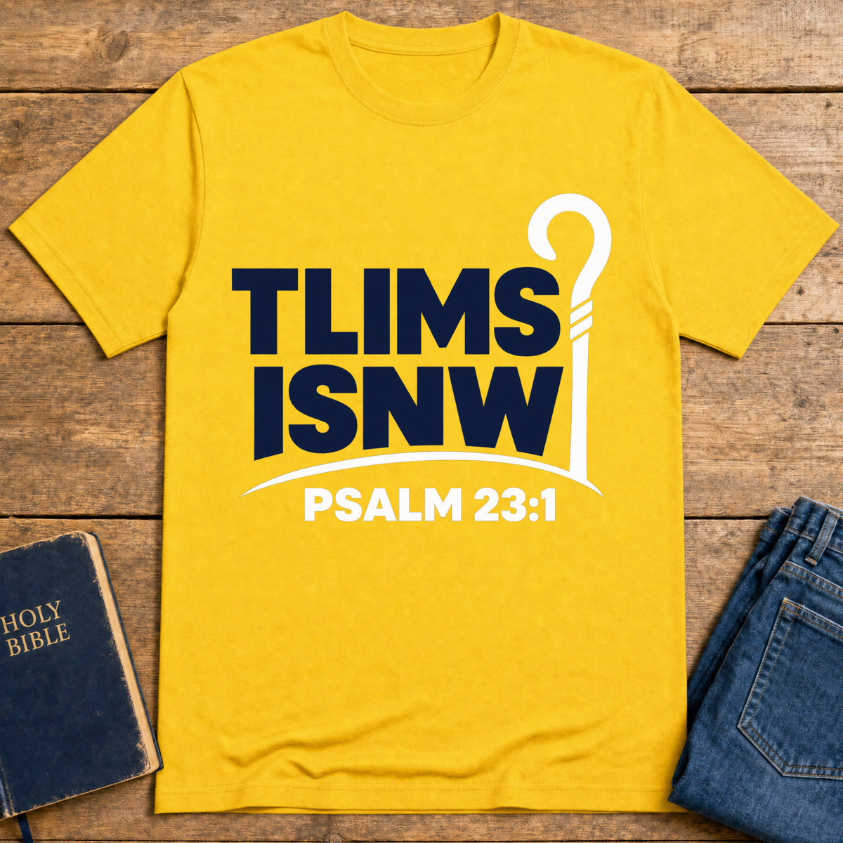 Psalm 23 Shepherd T-Shirt — Daisy
