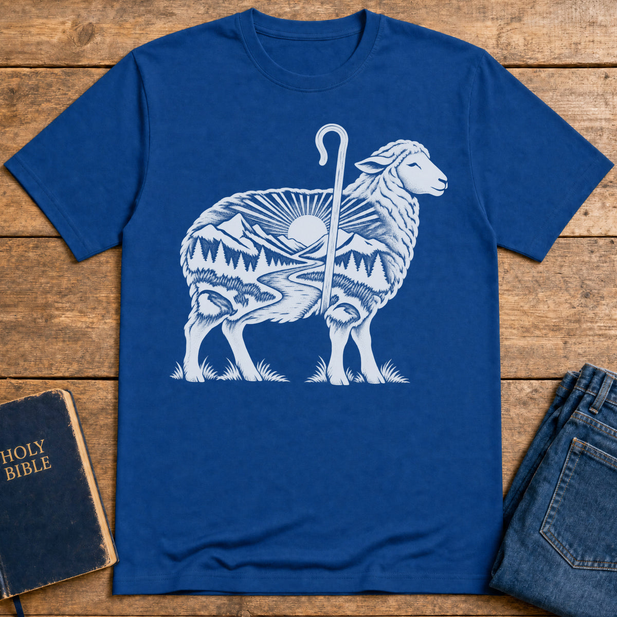 Shepherd's Sunrise T-Shirt — Royal