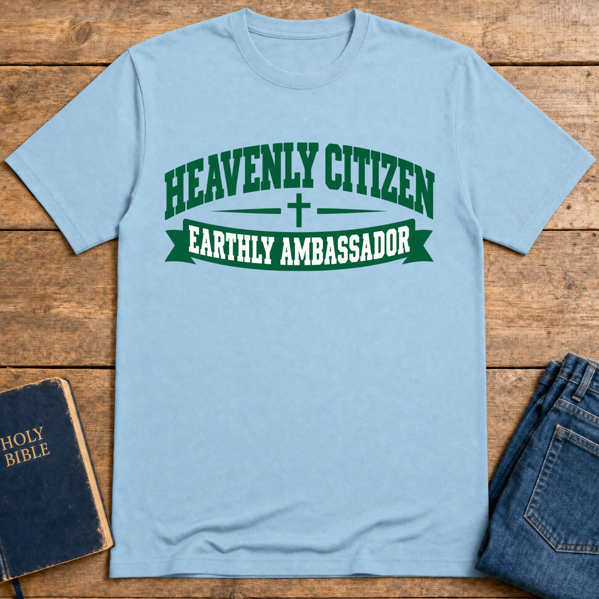 Heavenly Ambassador T-Shirt — Light Blue
