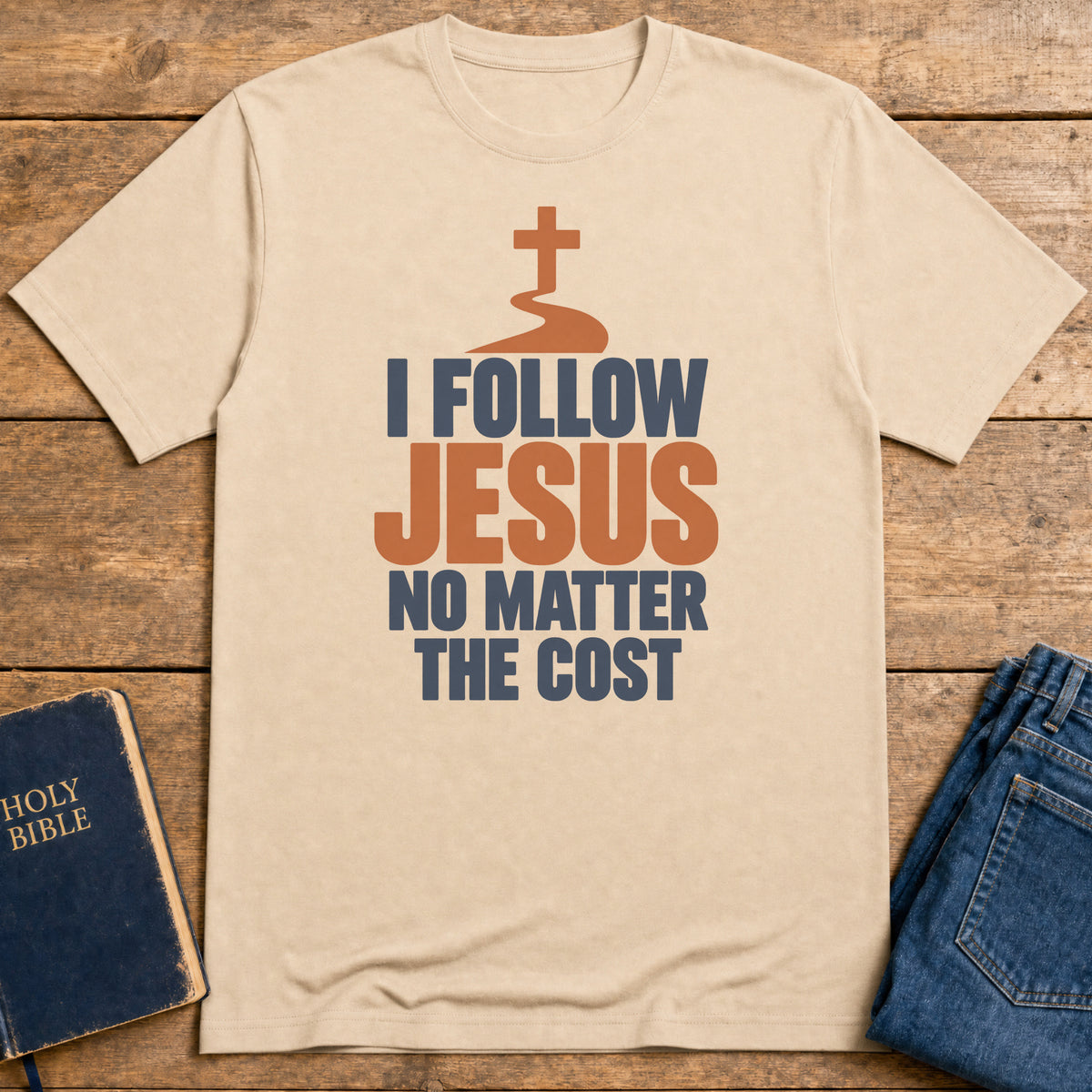 Counting the Cost T-Shirt — Natural