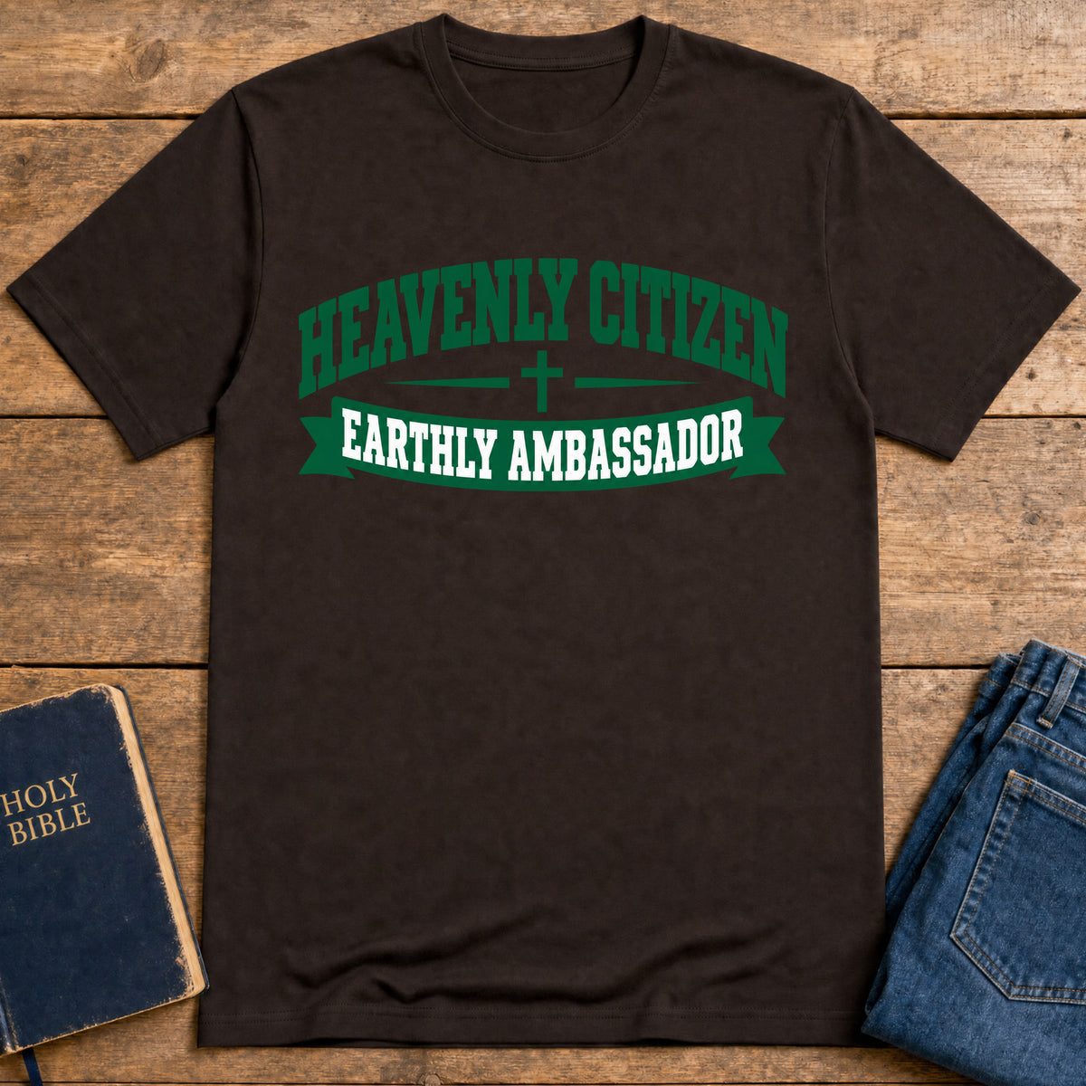 Heavenly Ambassador T-Shirt — Dark Chocolate