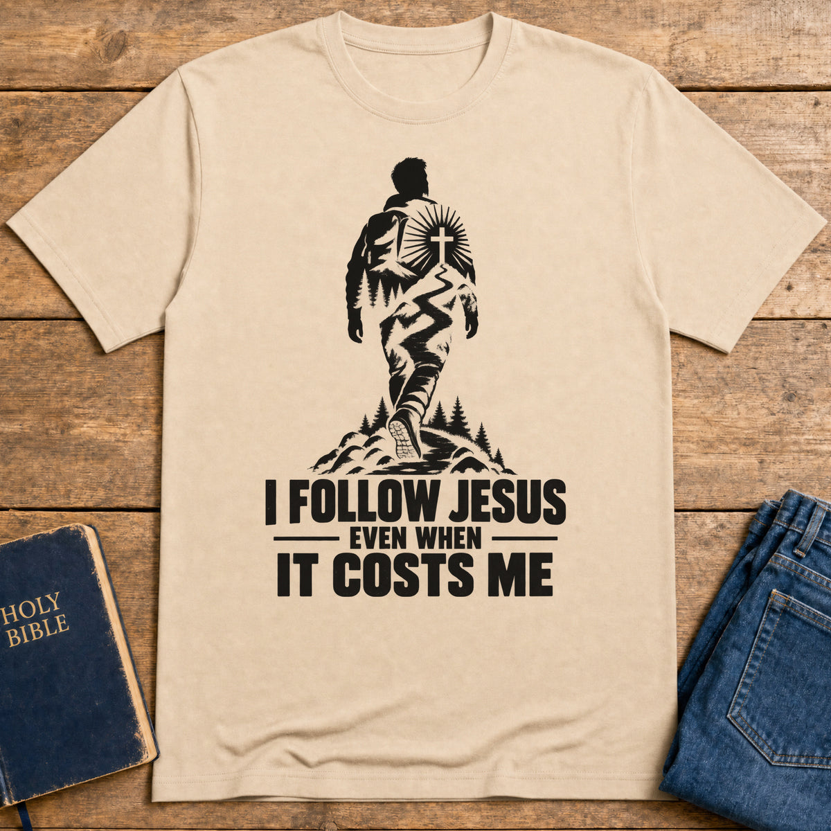 Costly Discipleship T-Shirt — Natural