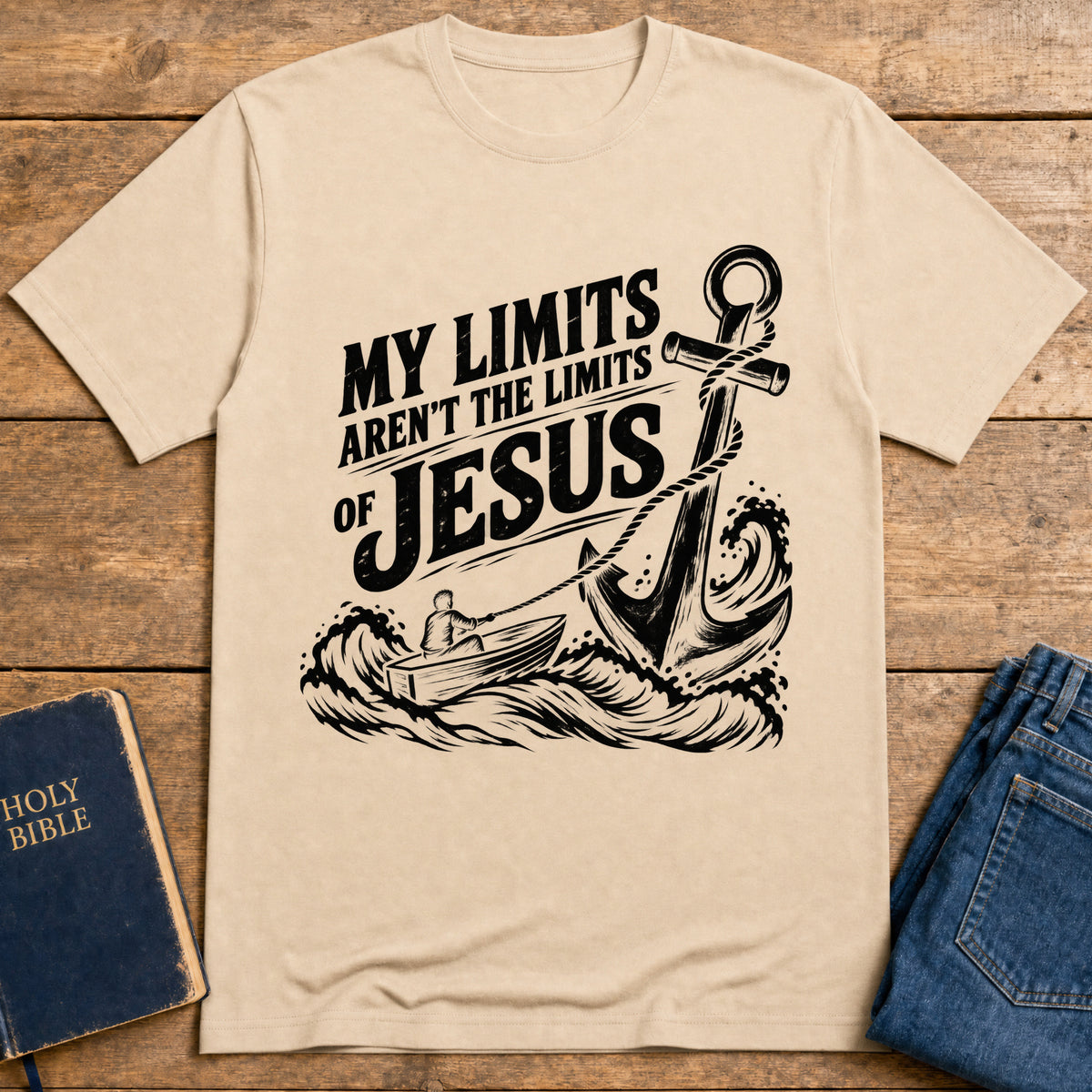 Christ Our Anchor T-Shirt — Natural