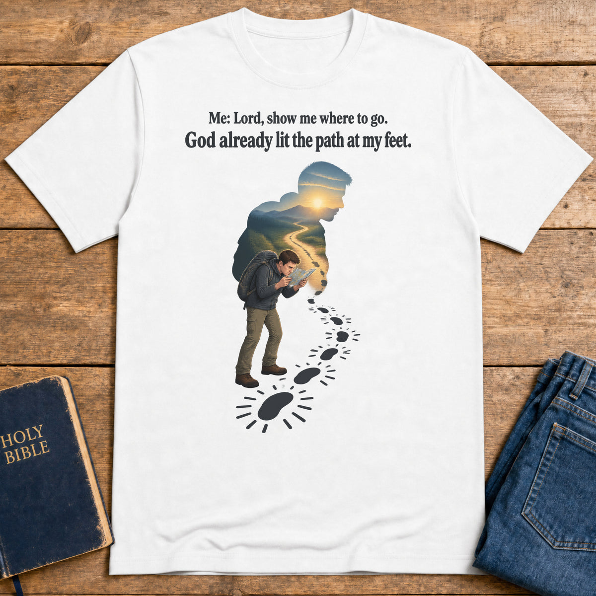 Guided Steps T-Shirt — White
