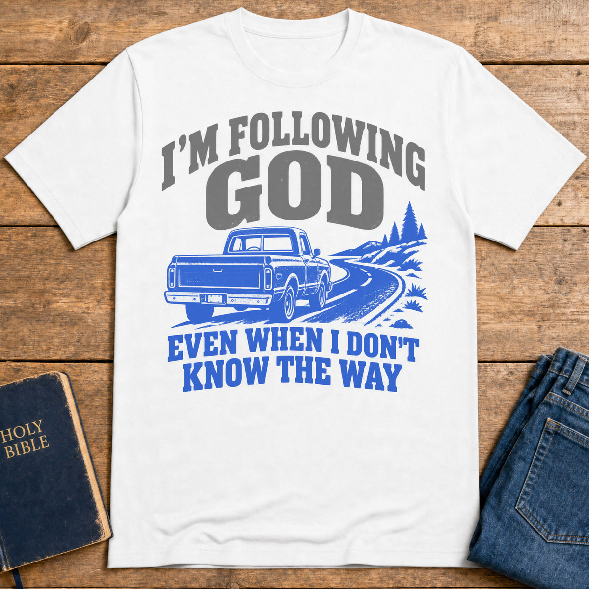 Unmapped Faith T-Shirt — White