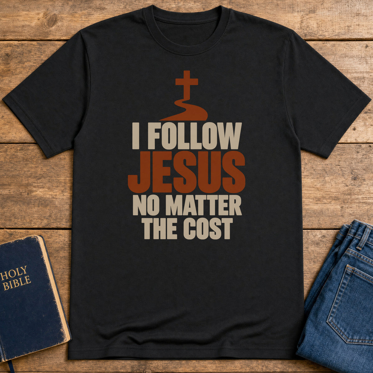 Counting the Cost T-Shirt — Black